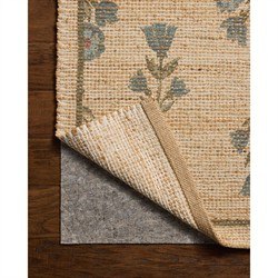 Rue Updated Traditional Beige Jute Floral Patterned Rug - 3'6"x5'6"|