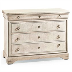 Delphina French Country Bleached Walnut Bachelor Chest|