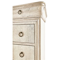 Delphina French Country Bleached Walnut Bachelor Chest|