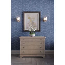 Delphina French Country Bleached Walnut Bachelor Chest|
