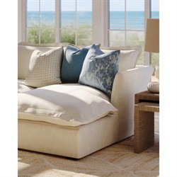 Thatcher Sky Blue Embroidered Throw Pillow - 22x22|