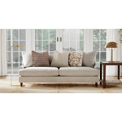 Reese Scallop Embroidered Throw Pillow - 22x22|