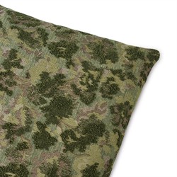 Reese Forest Green Embroidered Throw Pillow - 22x22|