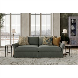 Valeria Verdant Tapestry Printed Velvet Throw Pillow - 22x22|