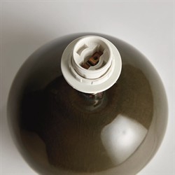 Carlisle Updated Traditional Green Ceramic Glazed Mini Table Lamp|