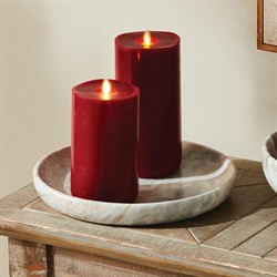 Elysia Updated Traditional Matte Brown Marble Round Decorative Tray|