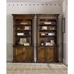 Alban Rustic Lodge Brown Wood Bookcase|