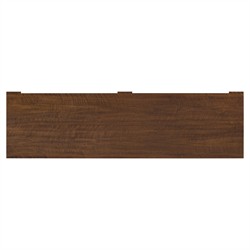 Alaine Modern Classic Brown Walnut Wood Double Dresser|