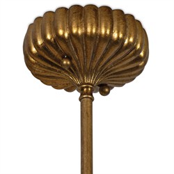 Clove Updated Traditional Black Linen Shade Pendant - Small|