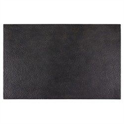 Huesca Modern Classic Grey Textured Concrete Rectangular Outdoor Coffee Table|