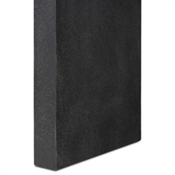 Huesca Modern Classic Grey Textured Concrete Rectangular Outdoor Console Table|