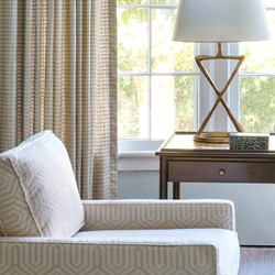 Linwood Updated Traditional Brown Wood Rectangular Side Table|