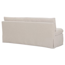 Lumiel Modern Classic Beige Slipcovered Dining Bench - 73"|