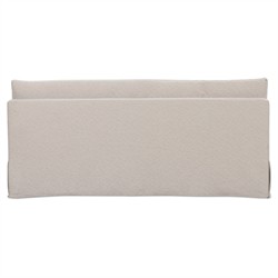 Lumiel Modern Classic Beige Slipcovered Dining Bench - 73"|