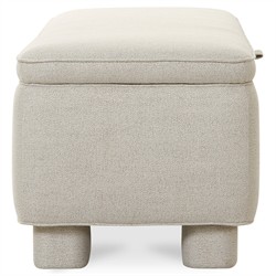 Sophie Modern Classic Light Grey Storage Bench|