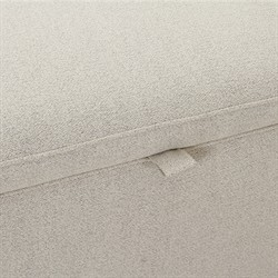 Sophie Modern Classic Light Grey Storage Bench|