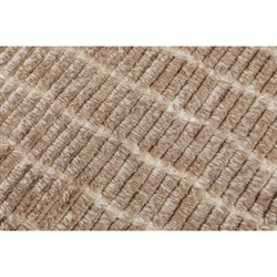 Ayla Modern Classic Brown Wool Textured Solid Rug - 5'x8'|