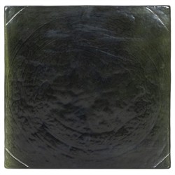 Fector Industrial Loft Moss Green Glass Iron Square Nesting End Tables|