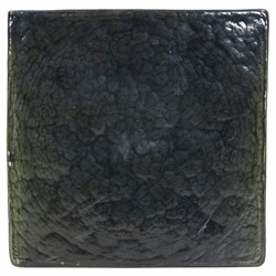 Fector Industrial Loft Moss Green Glass Iron Square Nesting End Tables|