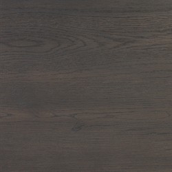 Riacan Modern Classic Smoked Black Oak Oval Console Table|