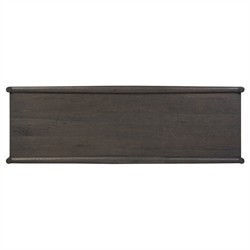 Genesis Rustic Lodge Smoked Black Oak Rectangular Console Table|