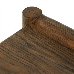 Genesis Rustic Lodge Weathered Brown Oak Rectangular Console Table|