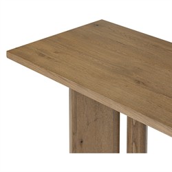 Jonathan Rustic Lodge Light Oak Rectangular Console Table|