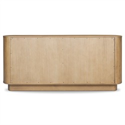 Paris Rustic Lodge Worn Brown Oak Double Dresser|