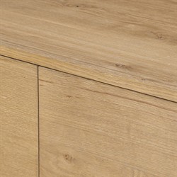 Paris Rustic Lodge Worn Brown Oak Double Dresser|