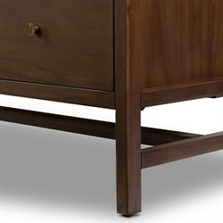 Timmy Rustic Lodge Brown Acacia Double Dresser|