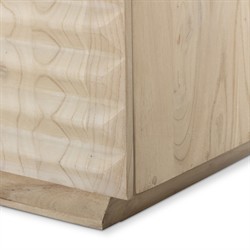 Tussac Coastal Beach Beige Wood Media Console - 78"|