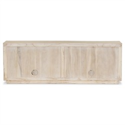 Tussac Coastal Beach Beige Wood Media Console - 78"|