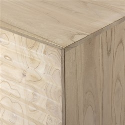 Tussac Coastal Beach Beige Wood Media Console - 78"|