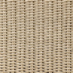 Heather Coastal Beach Vintage White Woven Outdoor Lounge Chair|