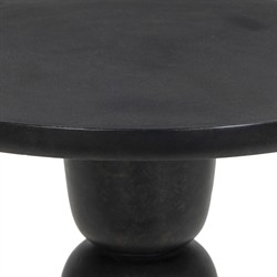 Brixton Modern Classic Distressed Bronze Aluminum Outdoor Counter Table - 34"|