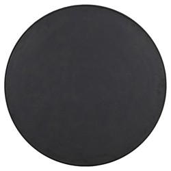 Brixton Modern Classic Distressed Bronze Aluminum Round Outdoor Dining Table - 42"|