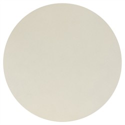 Yvonne Modern Classic White Concrete Outdoor Round Drum End Table|