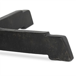 Malloy Updated Traditional Bronze Aluminum Round Outdoor Dining Table - 36"|