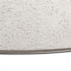 Lucienne Modern Classic White Concrete Round Outdoor Coffee Table|