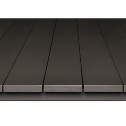 Soho Modern Classic Bronze Aluminum Rectangular Outdoor Dining Table - 106"|