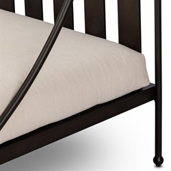 Gretchen French Country Bombay Flax Adjustable Outdoor Chaise Lounge|