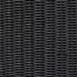 Worley Modern Classic Vintage Coal Woven Outdoor Dining Chair|