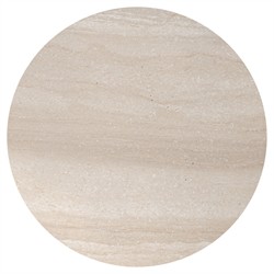 Ettis Veined Ivory Outdoor End Table|