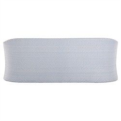 Bari Coastal Beach Blue Wicker Chevron Outdoor Sofa - 84"|