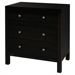 Shay Modern Classic Antique Coffee Acacia Wood Nightstand|