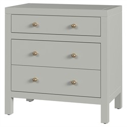 Shay Modern Classic Sage Green Acacia Wood Nightstand|