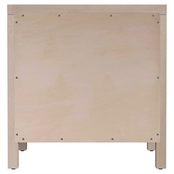 Shay Modern Classic Taupe Acacia Wood Nightstand|