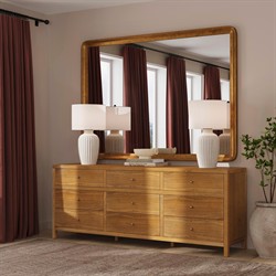 Shay Modern Classic Natural Wood Dresser|