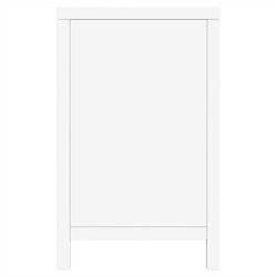 Shay Modern Classic White Acacia Wood Dresser|