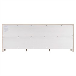 Shay Modern Classic Taupe Acacia Wood Dresser|